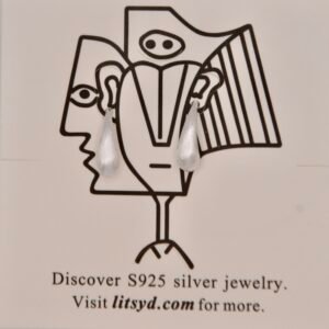 Water drop (big) S925 - Image 4