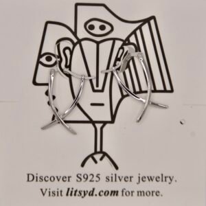 Cross | S925 Silver Cross Earrings - Modern Elegant Design - Image 4
