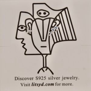Asymmetric leaves | Nature Inspired Jewelry S925 Stud - Image 5