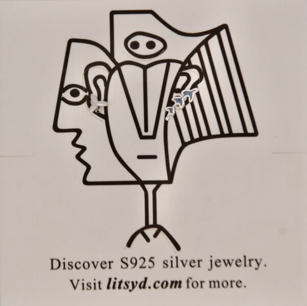 Asymmetric leaves | Nature Inspired Jewelry S925 Stud
