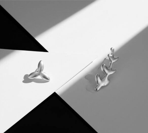 Asymmetric leaves | Nature Inspired Jewelry