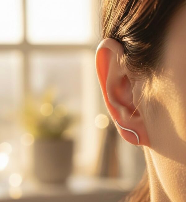 Flow | Minimalist Hypoallergenic Flow S925 Earrings